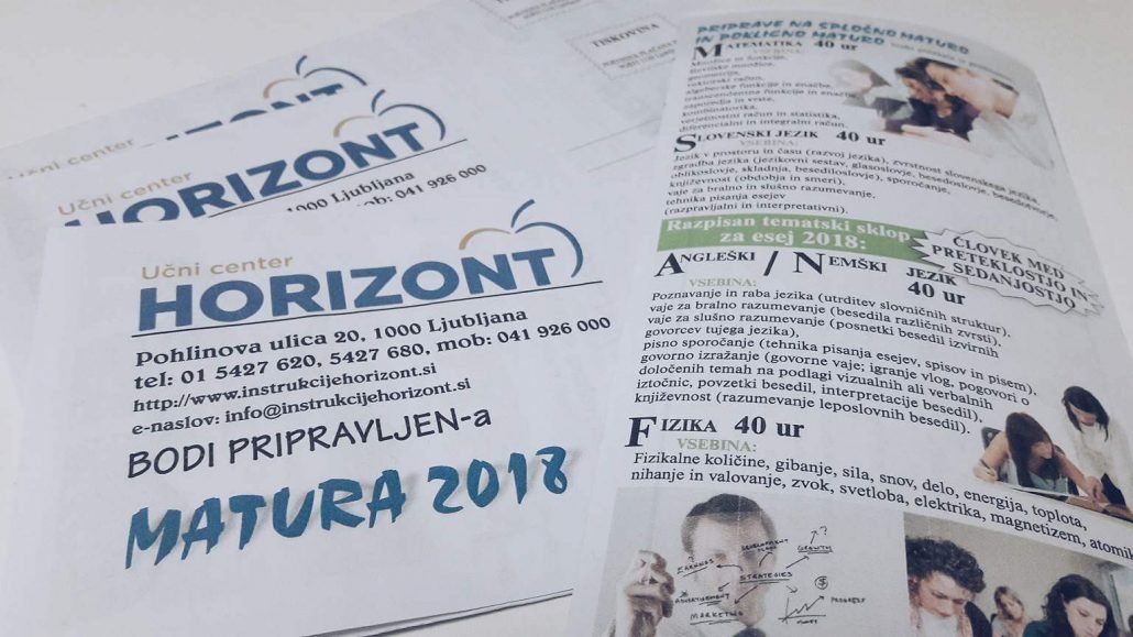 Priprave za maturo na višjem nivoju