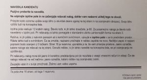 matematika na maturi navodila