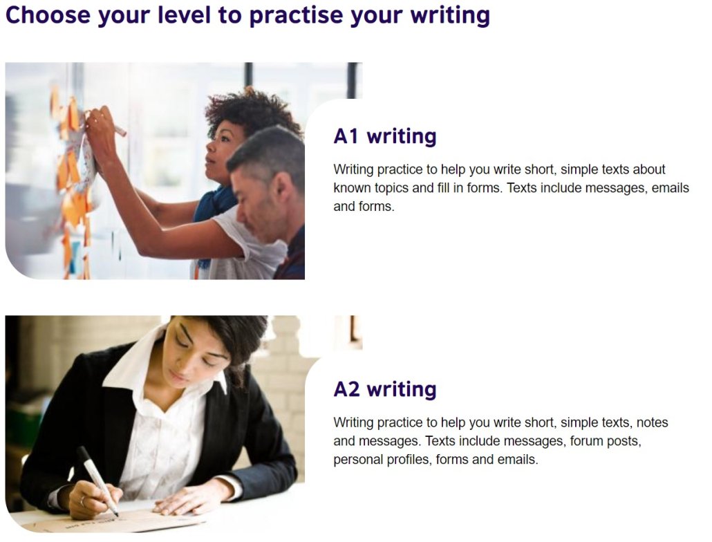 pisanje v angleščini